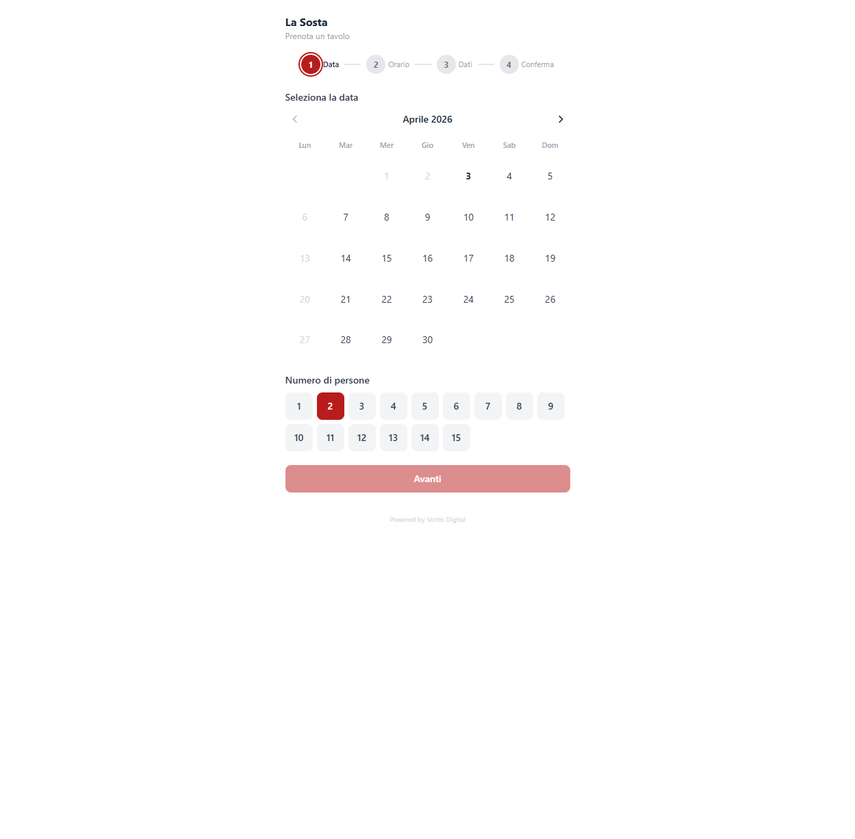 Widget fidelity card