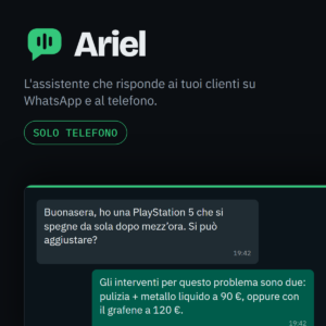 Ariel — solo telefono