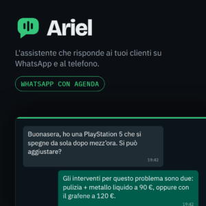 Ariel — WhatsApp con agenda