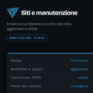 Manutenzione di un plugin